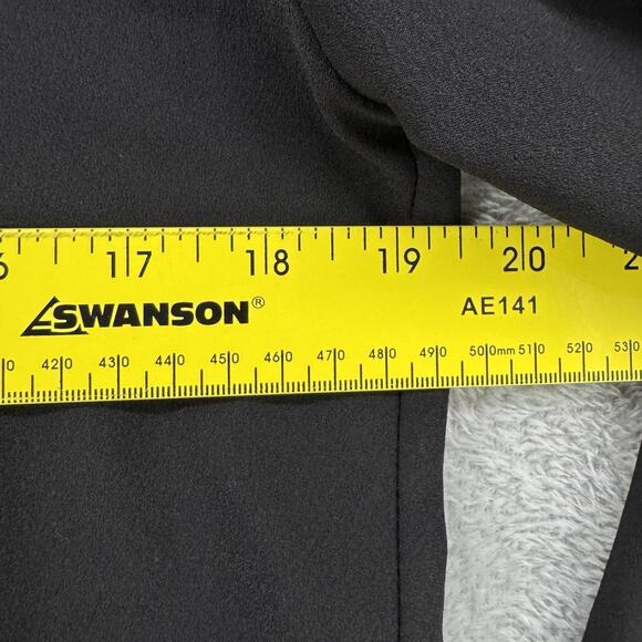 Miss Selfridge Top Womens US6 Black Pullover V-Neck Flare Sleeve Witchy - Picture 9 of 12